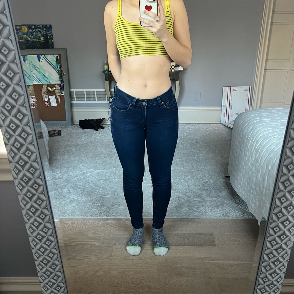 Low rise Paige jeans